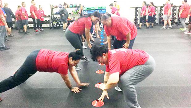 TAOA exercise group at SSY gym
