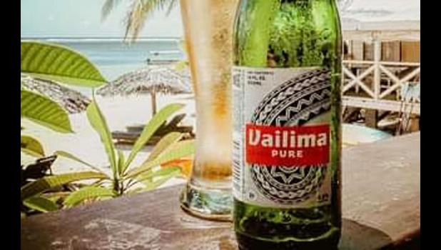 Vailima is advertised as the 'Taste of Samoa' worldwide. VAILIMA AD