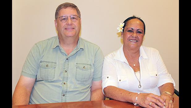 tive officer, Drew Roberts and TBAS chief operations officer, Makerita Polu 