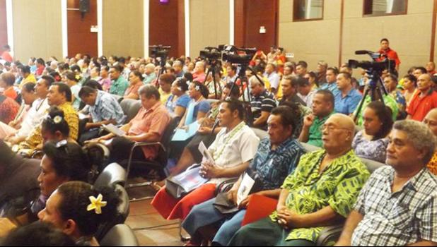  Teachers gather in Apia, Samoa for their annual conference, in a Jan. 2017 file photo