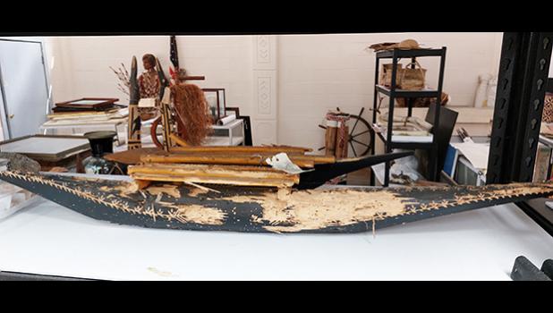 termite eaten canoe