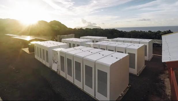 Telsa Powerpacks on Tau Island, Manu'a