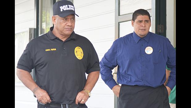 Thomas Siaumau leaving the court house in a Samoa News file photo