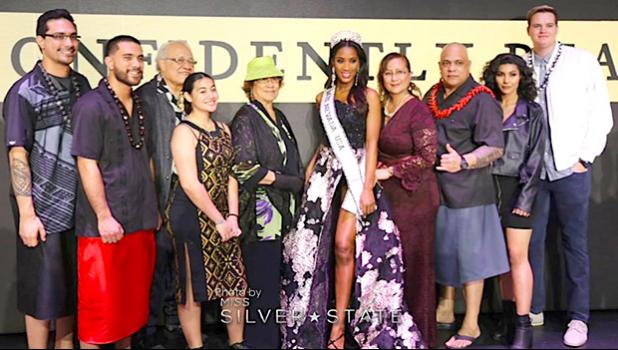 Miss Nevada USA 2019, Tianna Jacqlyn Nomura McMoore Timu Tuamoheloa with her proud grandparents, her parents, brothers, niece, and best friend 