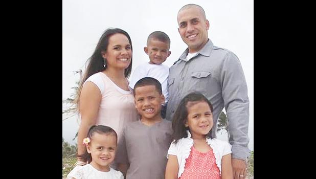 Tina Fonoimoana Reid is the owner/ baker of chEAT day koko Samoa brownies and a recipient of the Bank of Hawaii $5,000 Small Business Grant Awards, with her husband Adney Reid and their 4 children. She said her family inspired her to be the baker she is today. See story below.  [Courtesy photo]