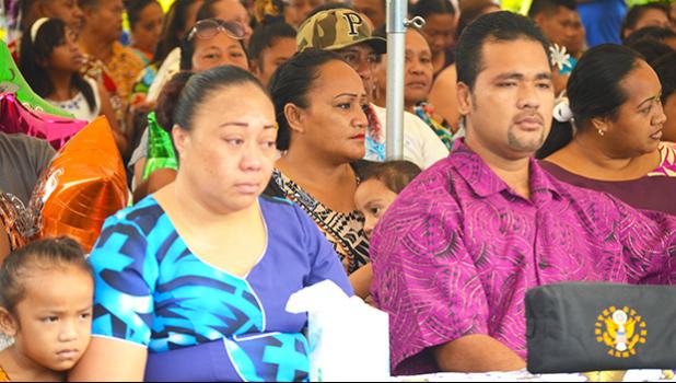 Grieving parents of Tinian Makewijere Tuileto’a Toese, Sililo and Winnie Tuileto’a Toese 
