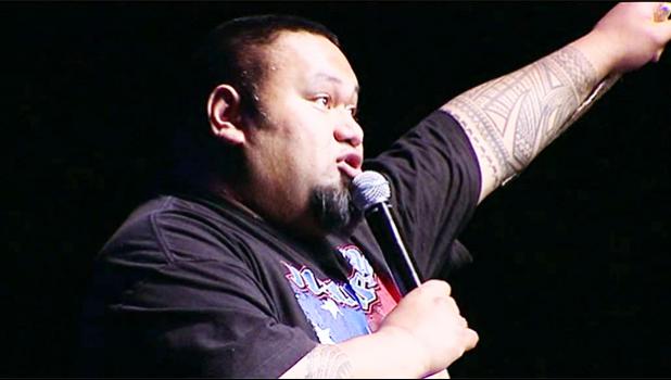 Samoan comedian Tofiga [image from You Tube]