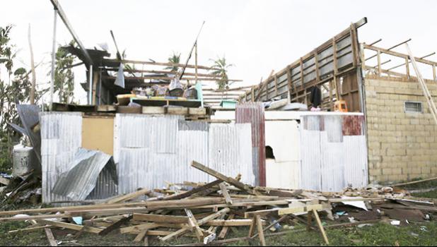 The destruction left in the wake of Tropical Cyclone Gita. [Photo: RNZ / Richard Tindiller]