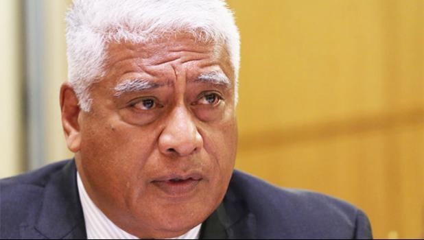  The speaker of Tonga's Parliament Lord Tuʻivakanō. [Photo: RNZ/Daniela Maoate-Cox] 