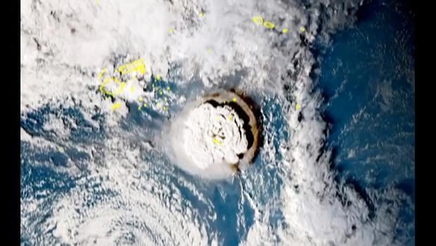 Tonga eruption