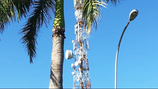 Tonga communication tower