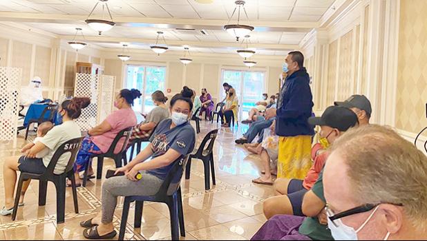 Quarantined travelers who were on the Jan. 27 flight