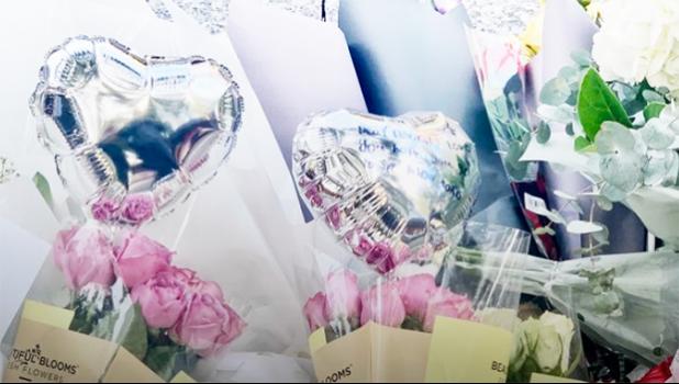 Mourners laid flowers on the ground and children wrote messages on heart shaped balloons, expressing their love and sorrow. Tributes to Evander Tuala