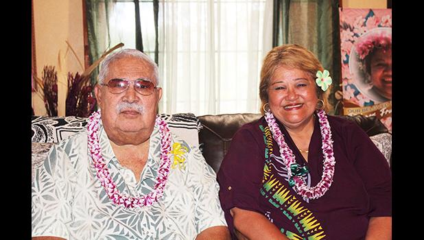 Sen. Tuaolo M. Fruean and wife Fiapaipai