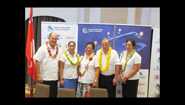 Members of the SSCC Board during the signing of an agreement between Samoa, Fiji Wallis & Futuna and Vanua Levu, Fiji,  (Photo JL)