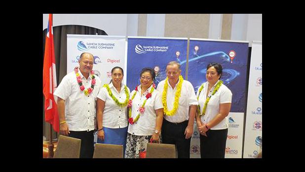 Members of the SSCC Board during the signing of an agreement between Samoa, Fiji Wallis & Futuna and Vanua Levu, Fiji, in Nov. 2016. (Photo JL)