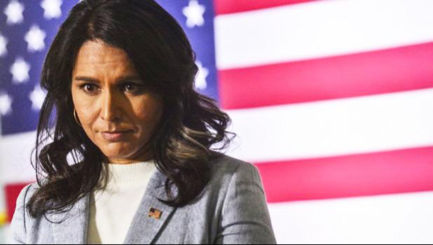 Tulsi Gabbard at a town hall meeting