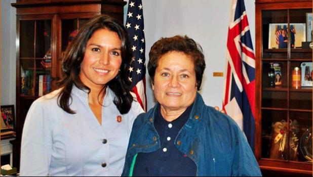 Rep. Tulsi Gabbard and Rep. Aumua Amata