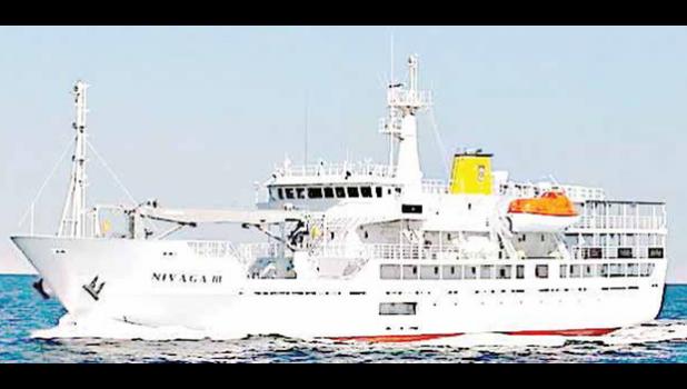 Tuvalu's ferry, MV Nivaga III