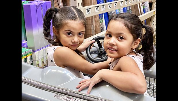 Photo of twin girls from Alabama