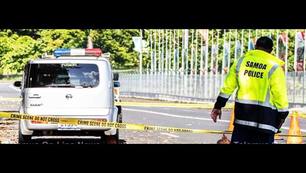 The Nissan Cube in which the dead bodies were found