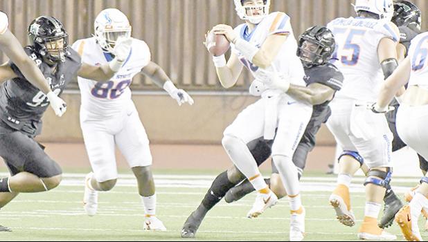 Jeremiah Pritchard brings down Boise State quarterback