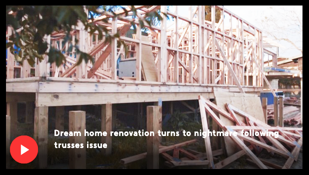 Photo of unfinished house