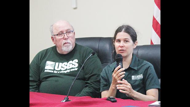  Dr. Ken Hon (left) and Dr. Natalia Deligne 