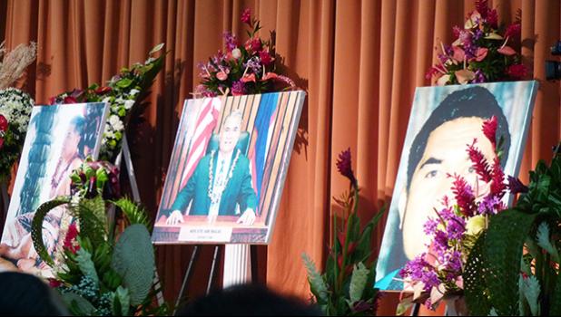 Utu Abe Malae's funeral service