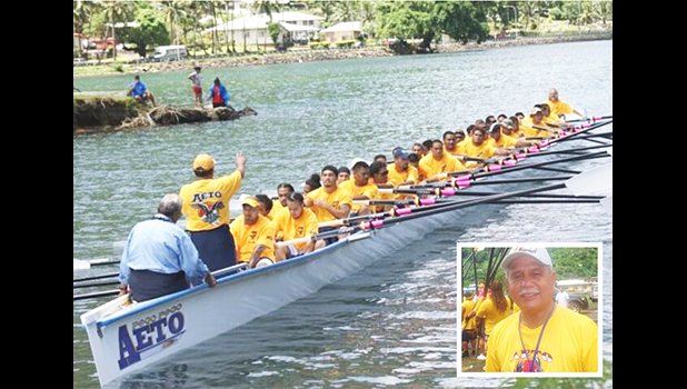 Va’amua Henry Sesepasara in inset and also captaining the Aeto.
