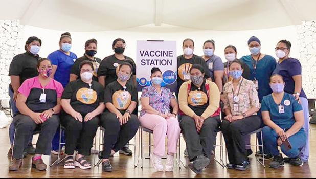 Dept of Health staff at Lee Auditorium