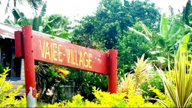 Vaie’e Village sign
