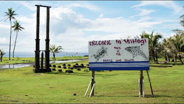Vaitogi village sign