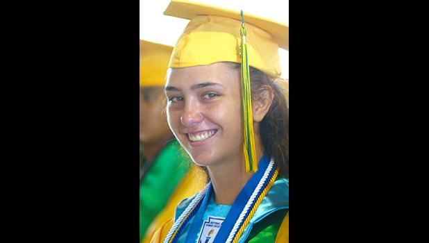 Leone High School class of 2018 Valedictorian, Stephanie Lynn Sagapolutele Floor.