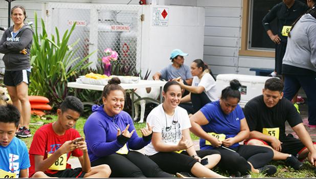 Some participants of the Heart N Sole fun run hosted by SPW last Saturday. [photo: TG]