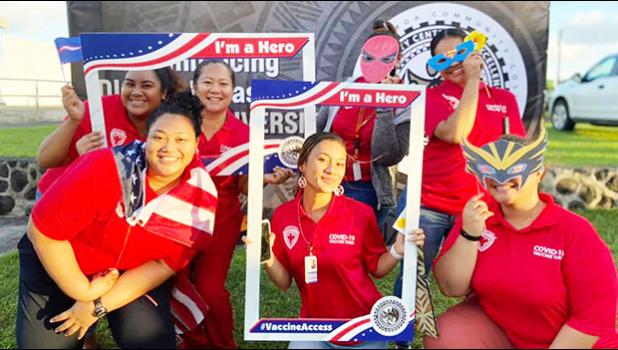 Dept. of Health vaccination team