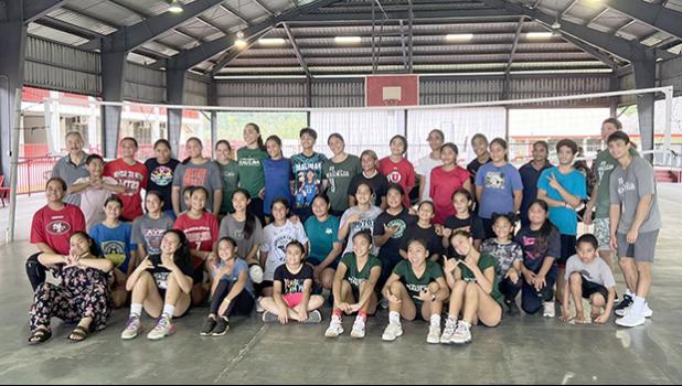 hildren ranging from ages 9-12, who participated at the Matafao Elementary School