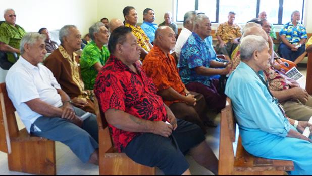 A look at some of the village mayors, village police, and others from the community, who attended yesterday’s launch of the first public outreach program