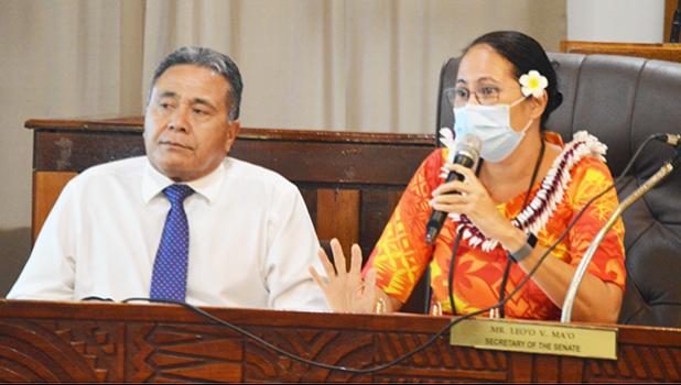 Director of Public Works, Faleosina Voigt and Papalii Laulii Alofa