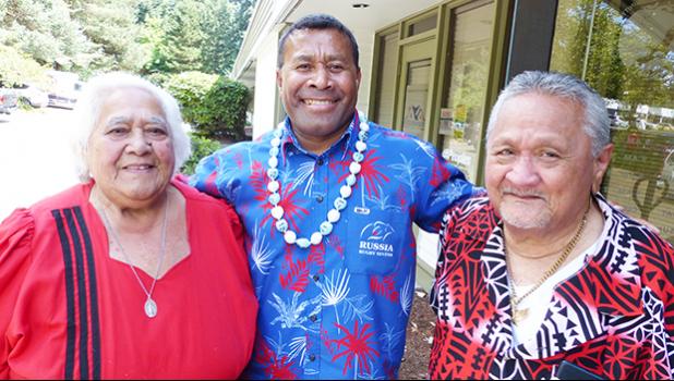 Three attendees at Pacific Rim meeting in Washington State