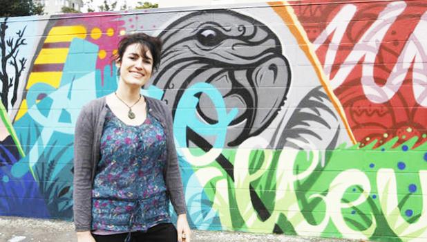 Alanna Irving, who is originally from San Francisco and who moved to New Zealand six years ago, poses in Wellington, New Zealand. [photo: AP]
