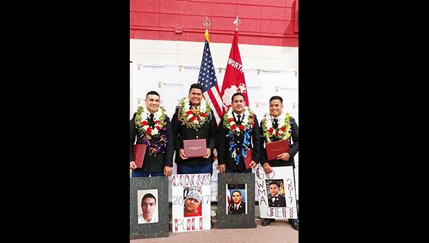 The 7 cadets of Wentworth Military Academy from American Samoa who graduated last Saturday. It was the school’s final graduation, school officials announced last month they were shutting own after 137 years of service. Congratulations soldiers and best wishes on your next success!  [photo courtesy]