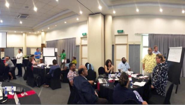 Participants from 16 Pacific Island countries 