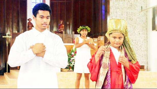 Members of International Community of the Holy Family Parish 