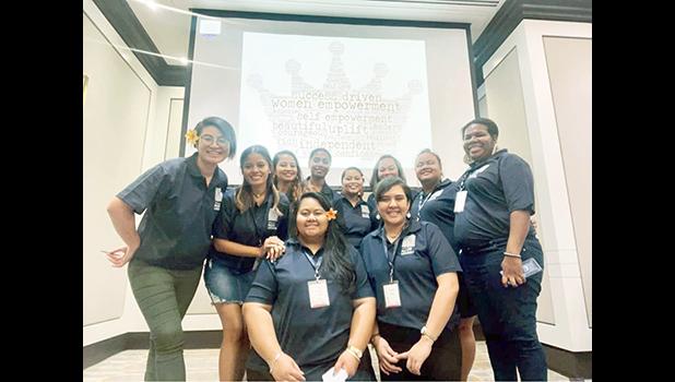 Womens caucus at the  Young Pacific Leaders Civic Engagement Workshop
