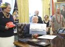 Amata with Pres. Trump