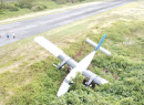 DRONE VIEW OF PLANE CRASH