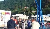 Weighing in the catch during the 2012 Steinlager International I’a Lapo’a Tournament in Pago Pago, American Samoa. [SN file photo/JD Hall]