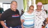 Rachael Mitchell of Fagatogo (center)