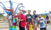 Samoan families enjoy theme park